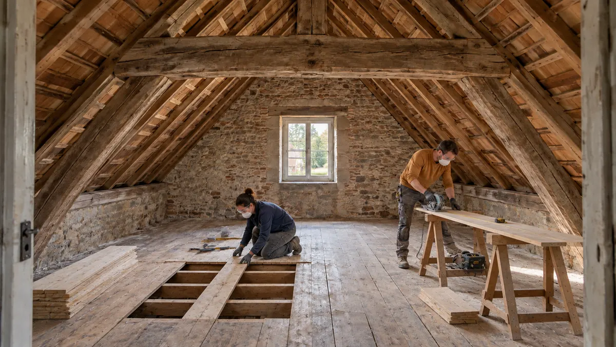 Étape 3 : Reprendre le plancher prévu : les points clés — illustration générée