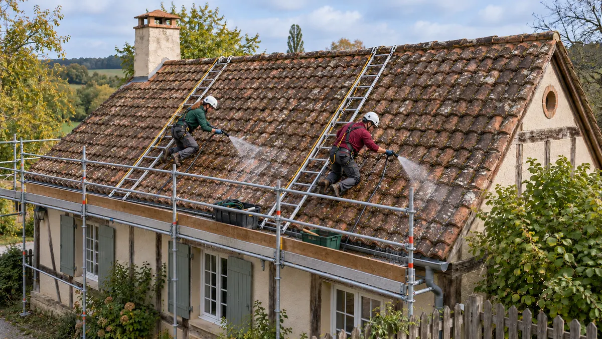 Étape 9 : Dégager les gouttières : les points clés — illustration générée