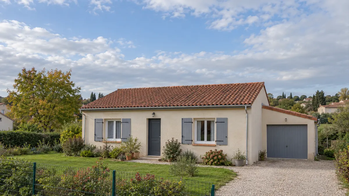 Avant : Surélévation d’une maison, état initial illustré