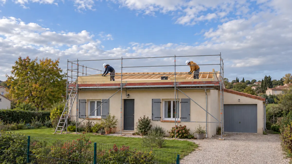 Étape 5 : Étape 5 : préparer le plancher du niveau — illustration générée
